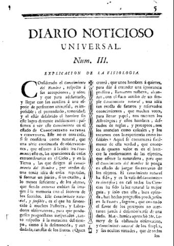 'Diario noticioso, curioso, erudito y comercial público y económico' - Número 3 - 1759 enero 4