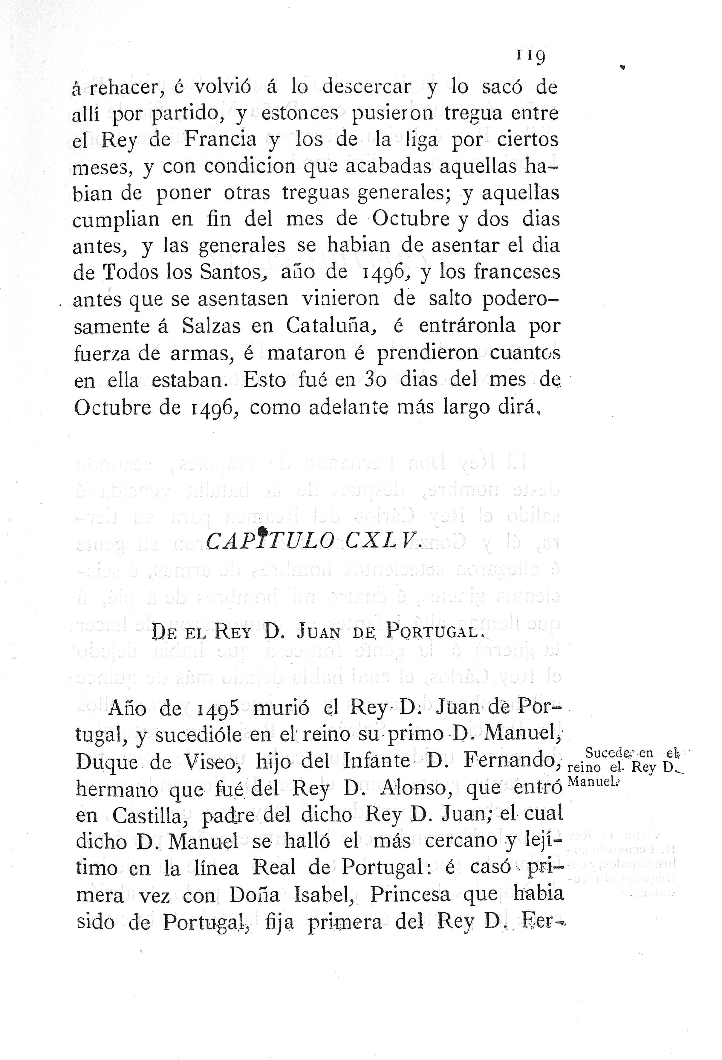 CXLV. Del Rey D. Juan de Portugal