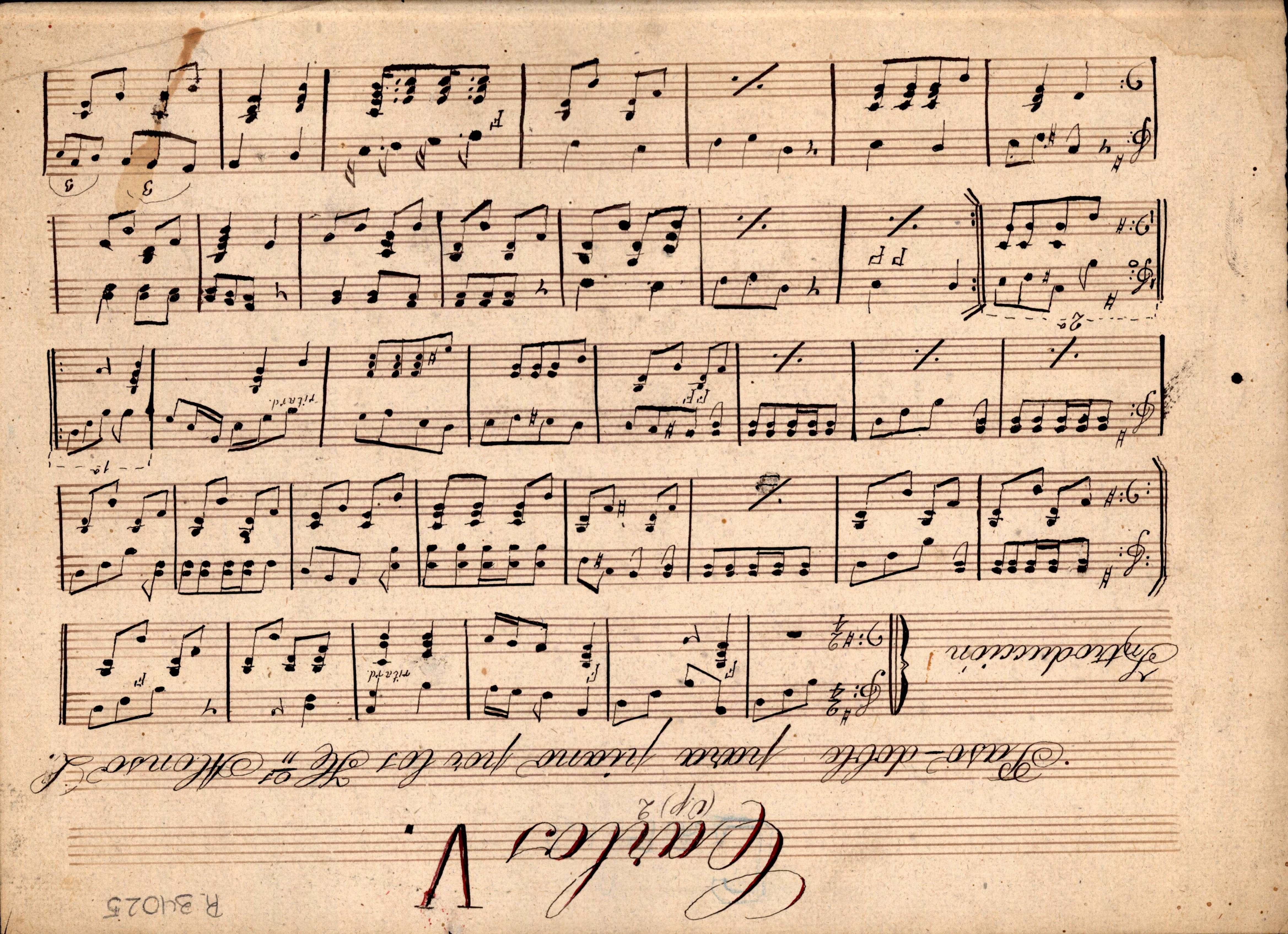 Carlos V (op.) 2. paso-doble para piano por los Hos. Alonso L.