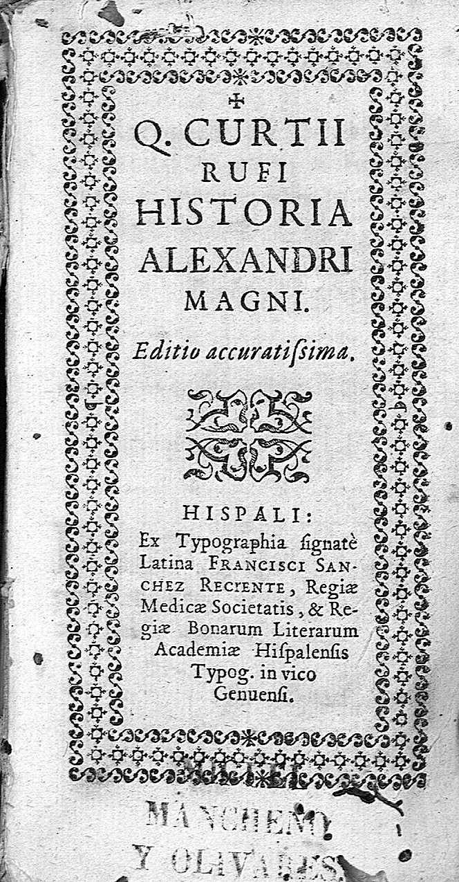 Q. Curtii Rufi Historia Alexandri Magni...