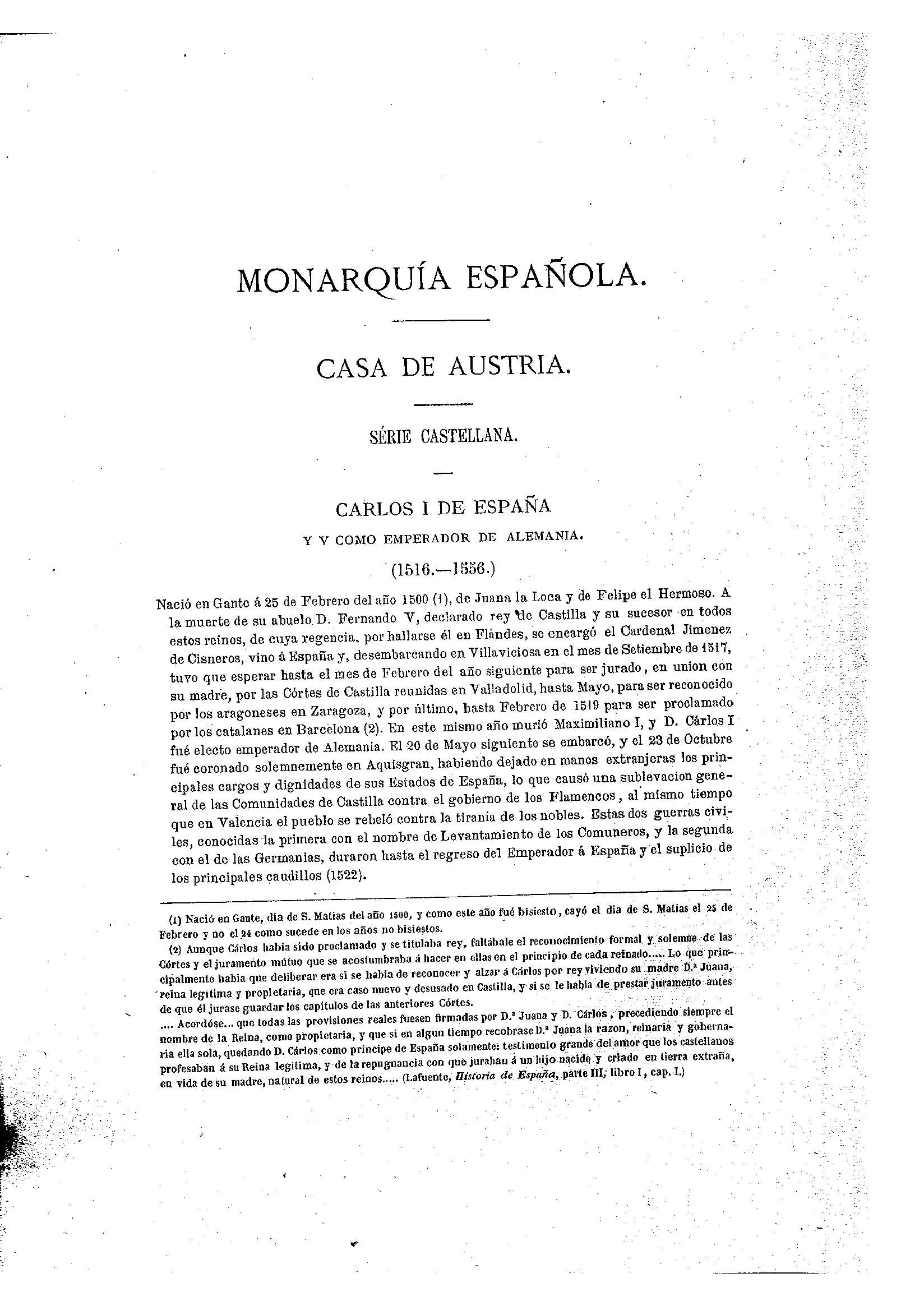 143 [Monarquía Española. Casa de Austria]