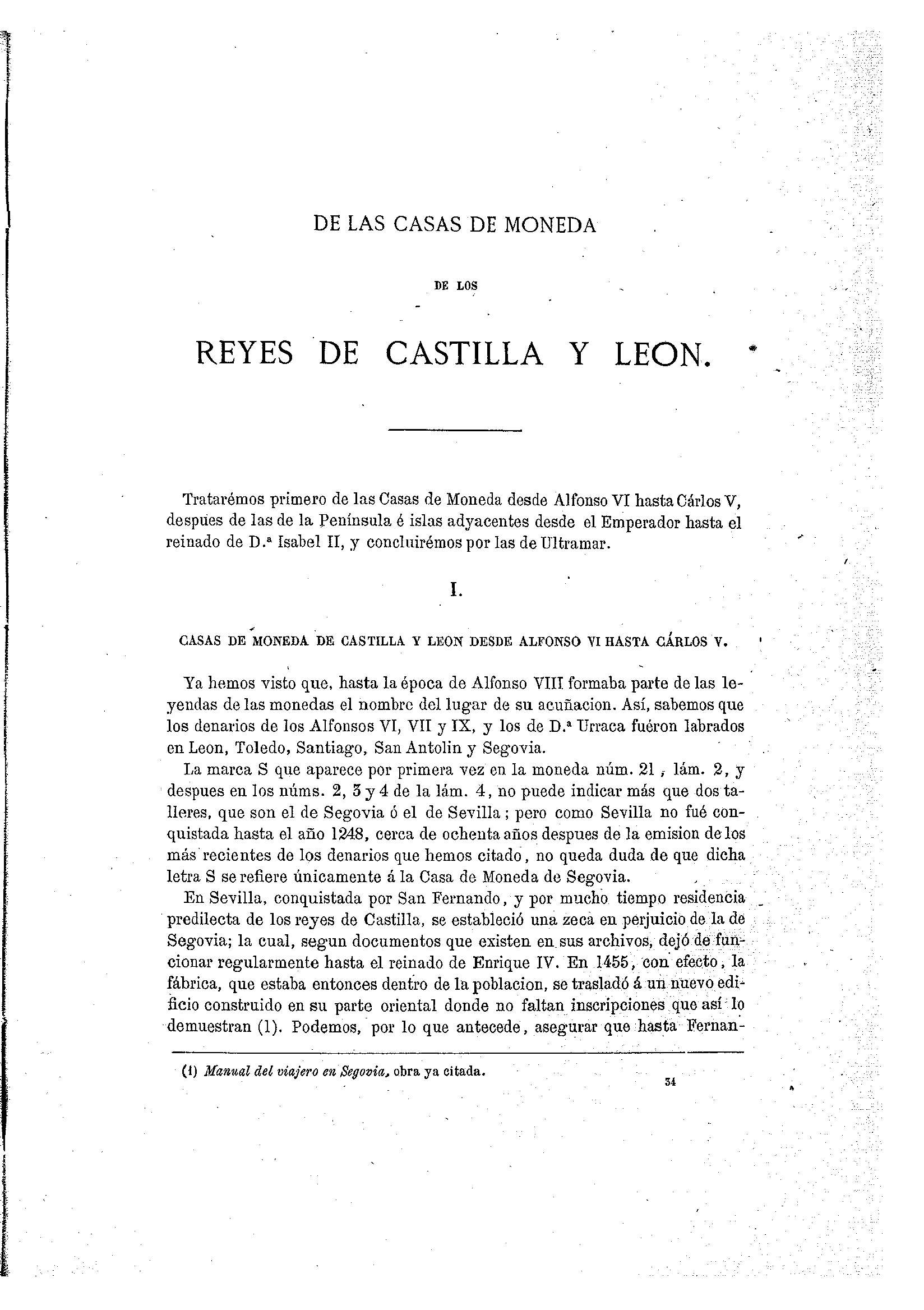 265 [De las Casas de Monedas de los Reyes de Castilla y Leon]