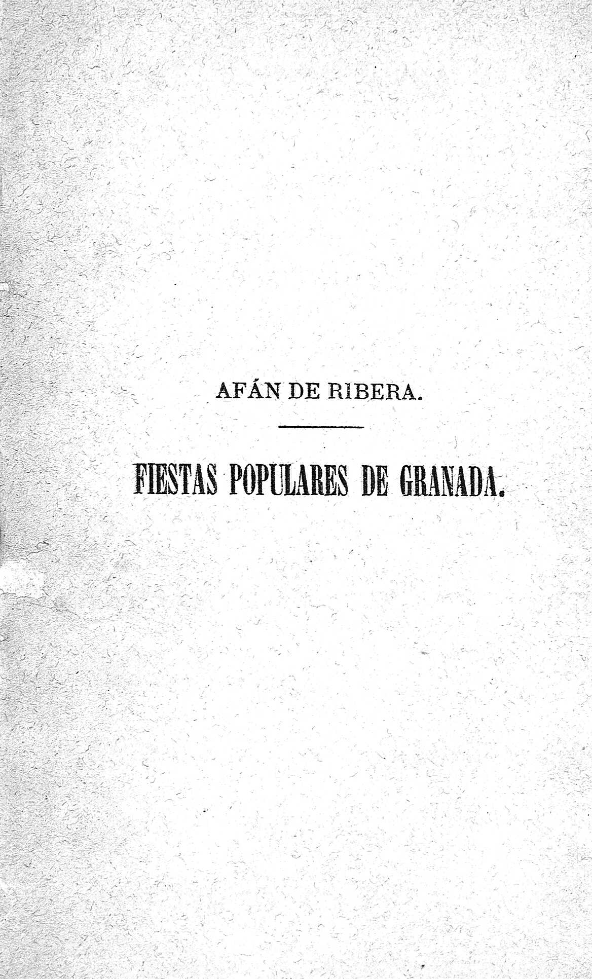 Fiestas populares de Granada