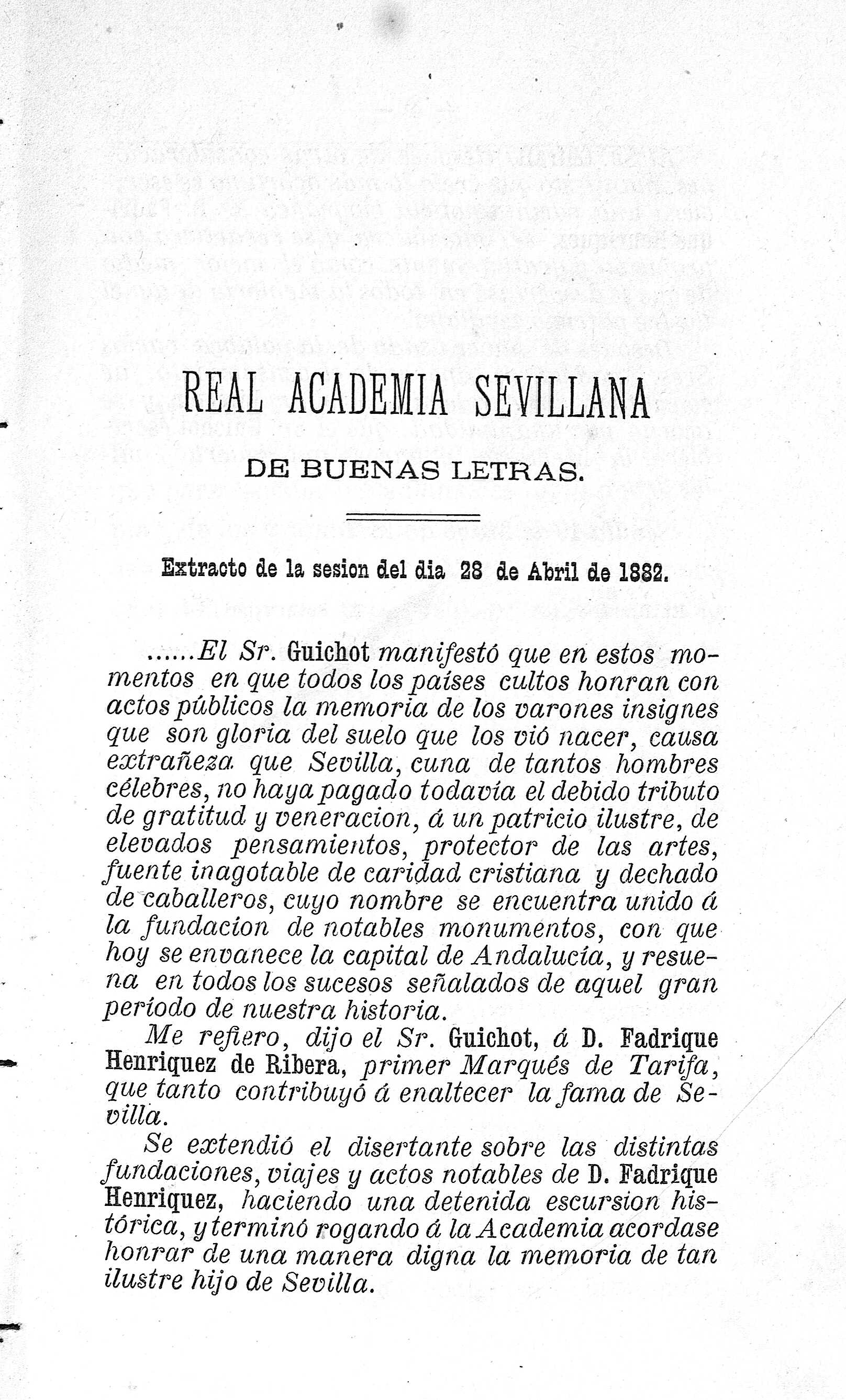 Real Academia Sevillana de Buenas Letras