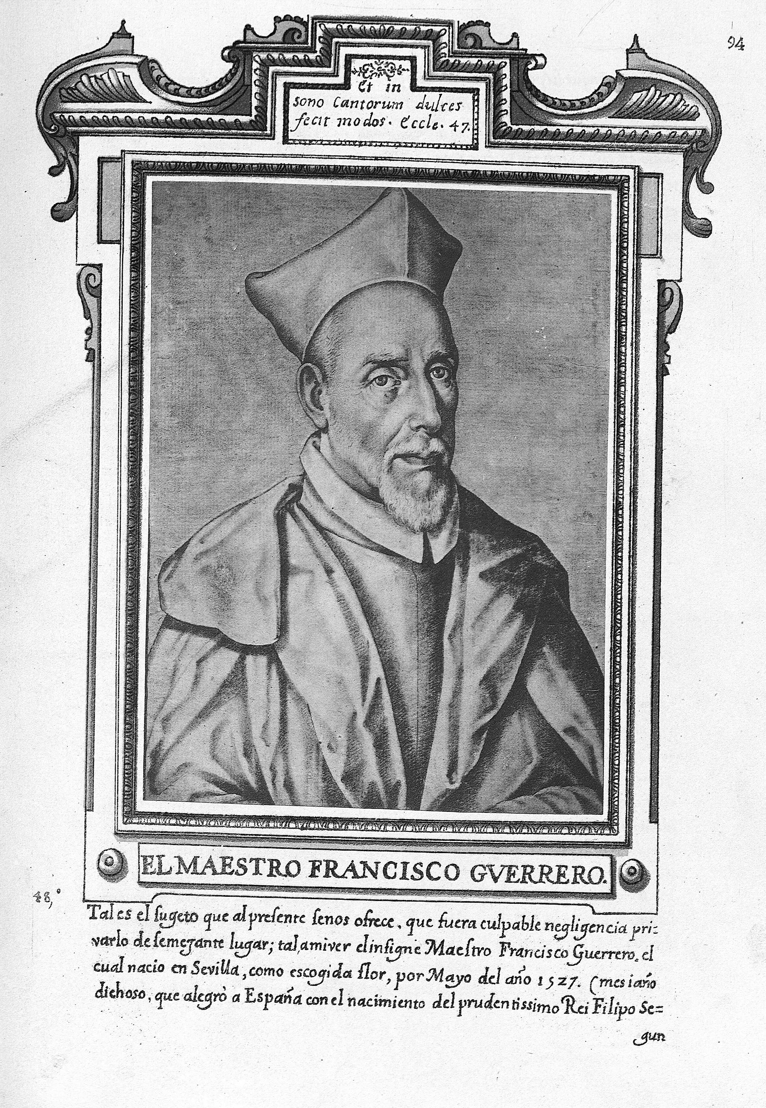 El Maestro Francisco Gverrero