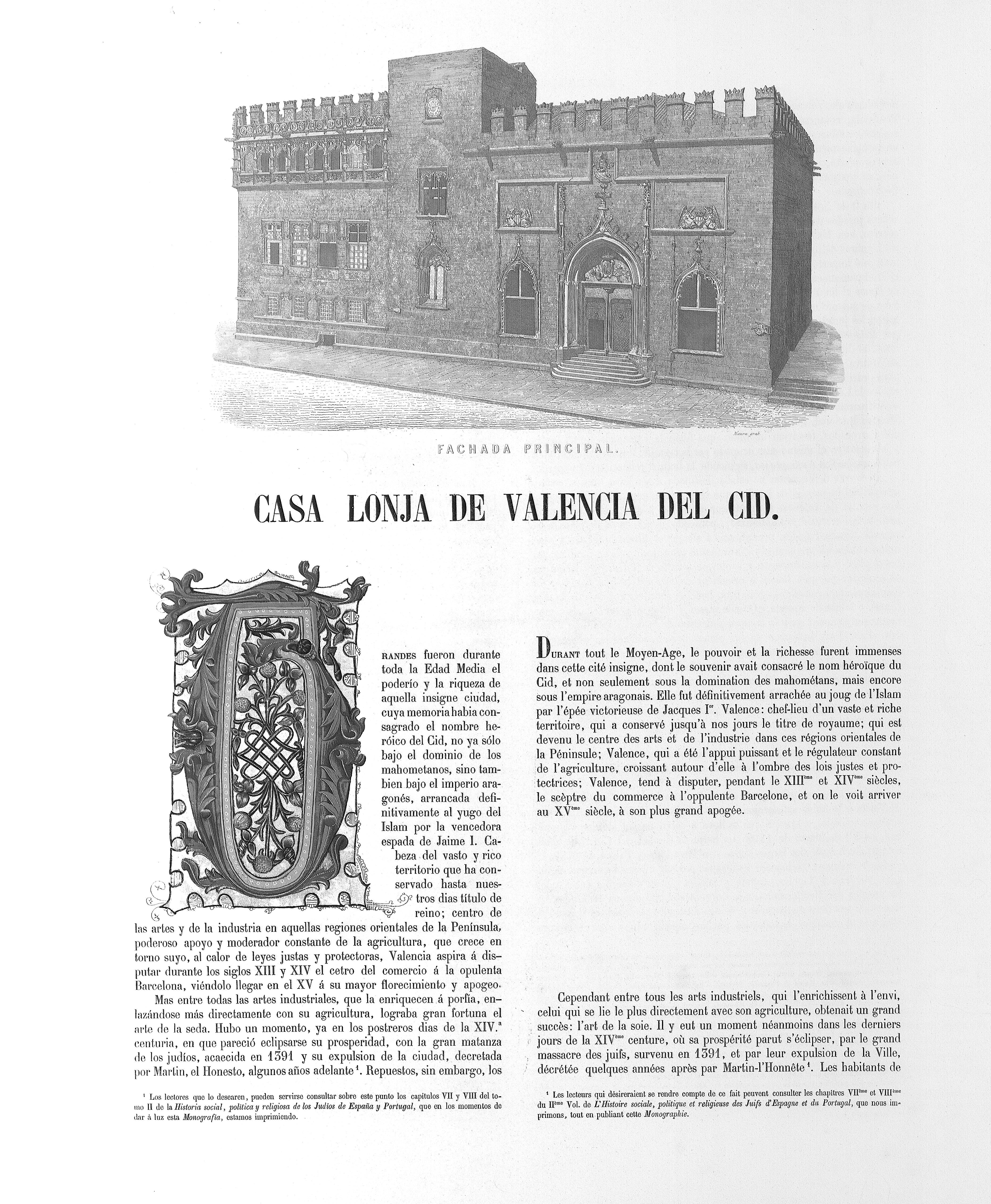 Casa lonja de Valencia del Cid