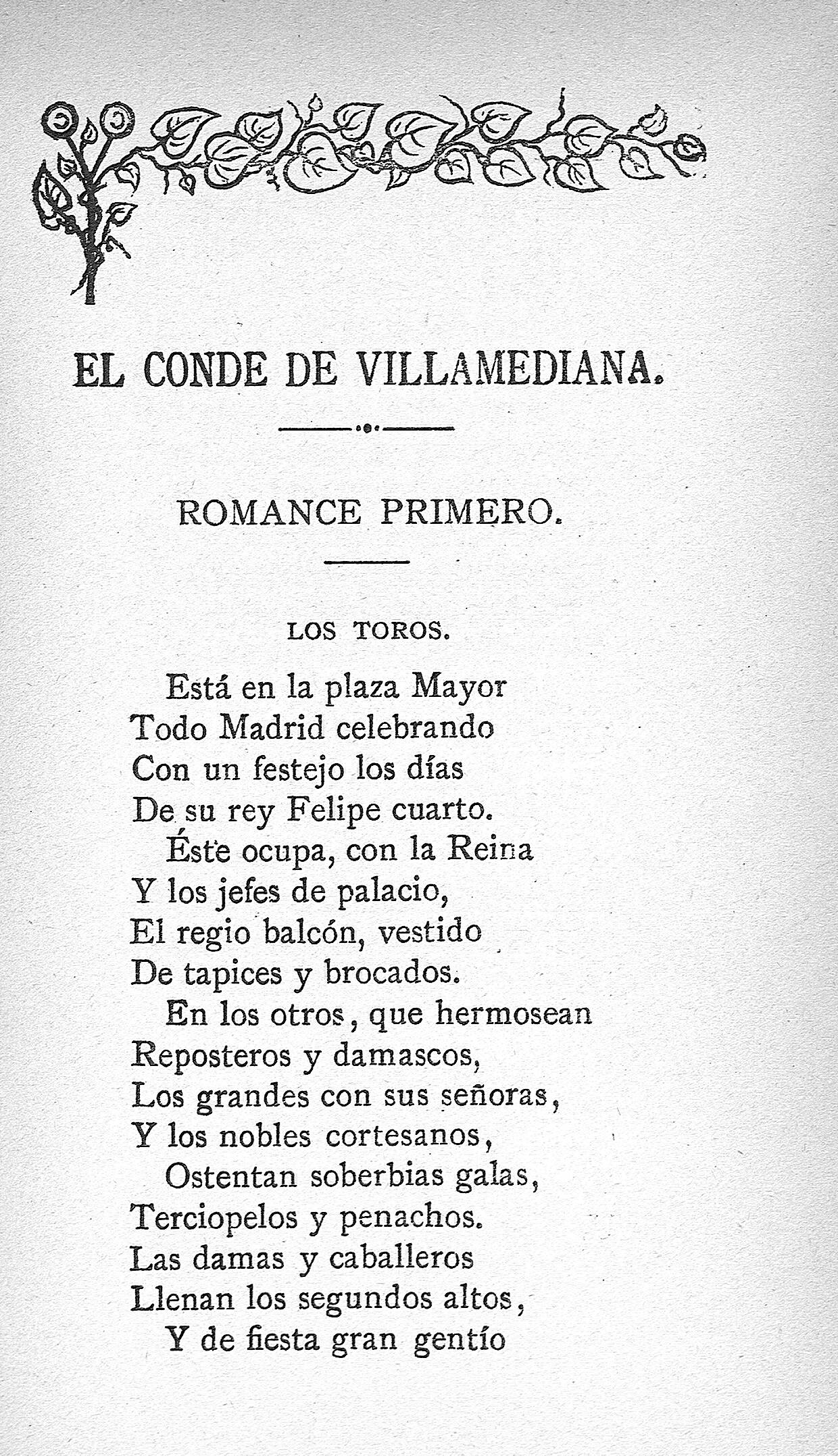 El Conde de Villamediana