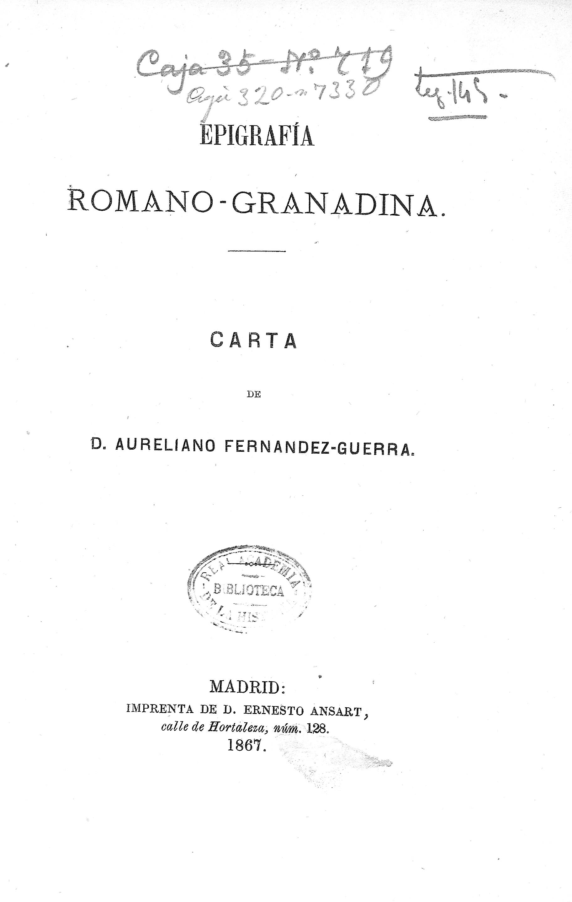 Epigrafía romano-granadina