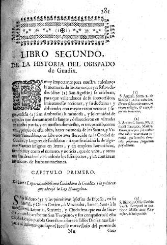 Libro segundo de la historia del obispado de Guadix