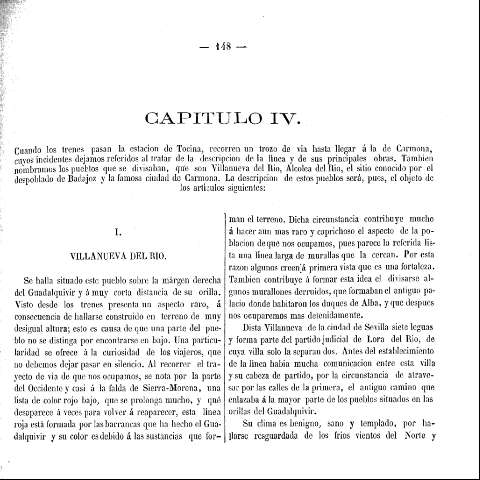 Capitulo IV. Villanueva del Rio