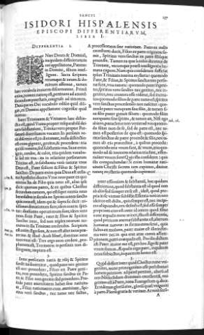 [Sancti Isidori Hispalensis Episcopi Differentiarum y Liber I] 137