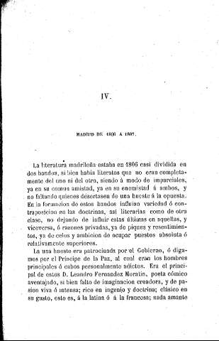 IV. Madrid de 1806 a 1807