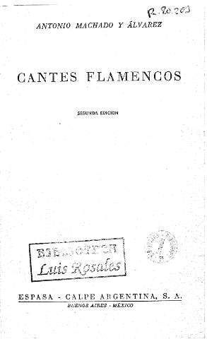 Cantes flamencos