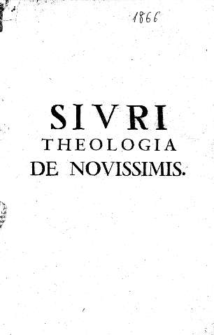 Sivri Theologia de Novissimis
