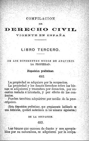 Compilación del Derecho Civil vigente en España