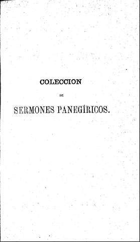 Coleccion de sermones panegíricos