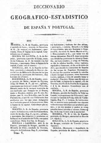 Diccionario geografico-estadistico de España y Portugal