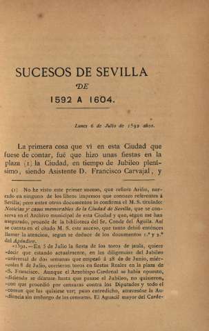 Sucesos de Sevilla de 1592 a 1604