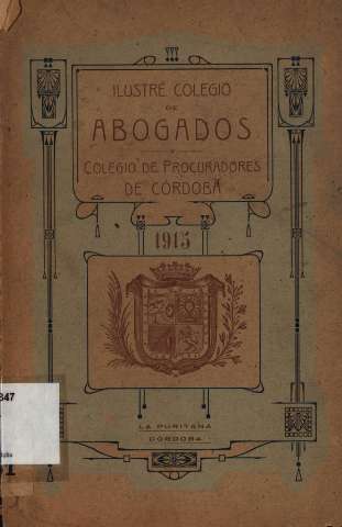Ilustre Colegio de Abogados... 1915