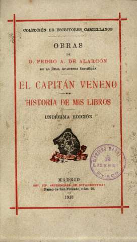 El capitán veneno - Historia de mis libros, de Pedro A. de Alarcón 