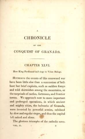 A chronicle of the conquest of Granada. Chapter XLVI