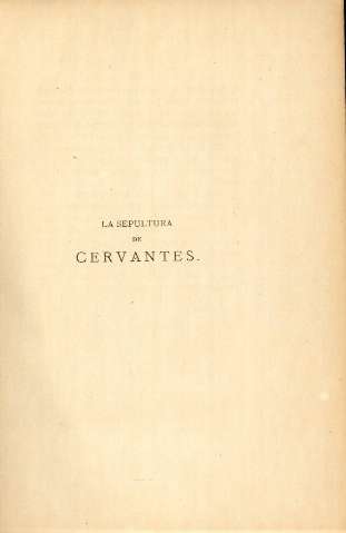 La sepultura de Cervantes