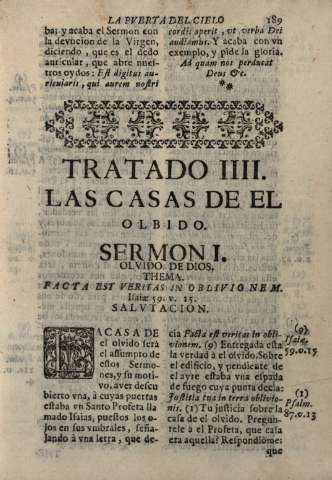 Tratado IIII. Sermon I