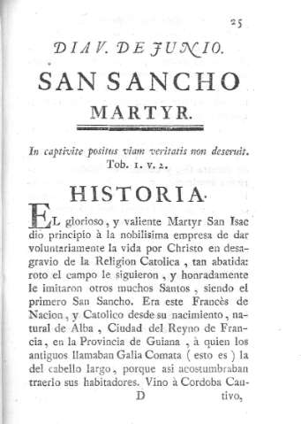 San Sancho Martyr