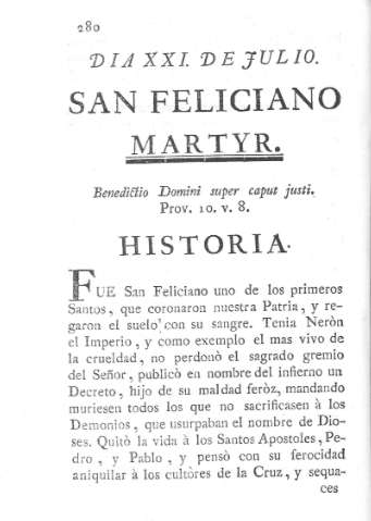 San Feliciano Martyr