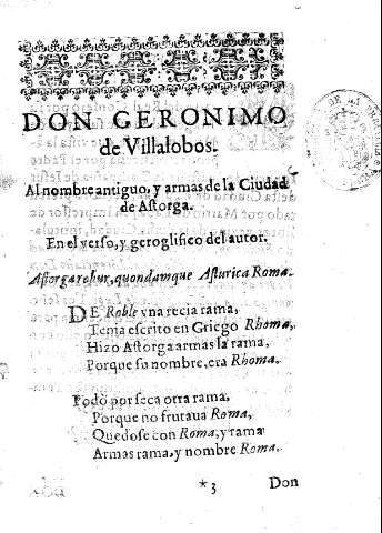 Don Geronimo de Villalobos