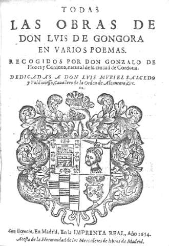 Todas las obras de Don Luis de Gongora en varios poemas