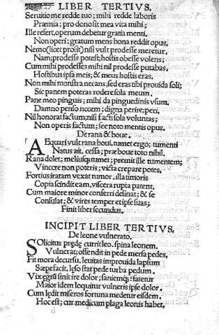 Liber Tertius