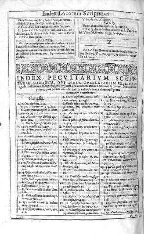 Index Locorum Scripturae