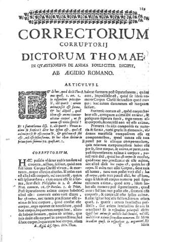 [Correctorium corruptorii dictorum Thomae,...] 189