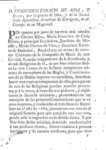 D. Francisco Ignacio de Añoa,..