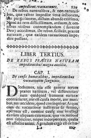 [Liber Tertius. De rebus praeter naturam impedientibus...] 159