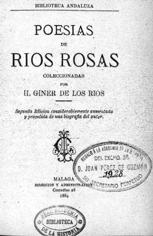 Poesias de Rios Rosas