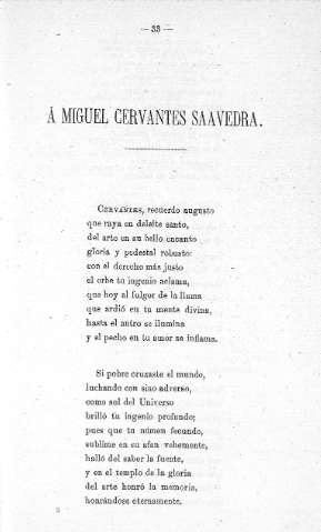 A Miguel de Cervantes Saavedra
