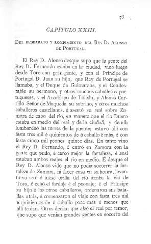 XXIII. Del desbarato y rompimiento del Rey D. Alonso de Portugal