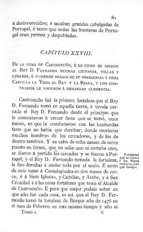XXVIII. De la toma de Castroñuno, é como se dieron al Rey D. Fernando muchas ciudades, villas y lugares...