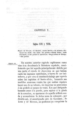 Capitulo V. Siglos XVI y XVII.