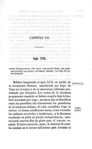 Capitulo VII. Siglo XVII.