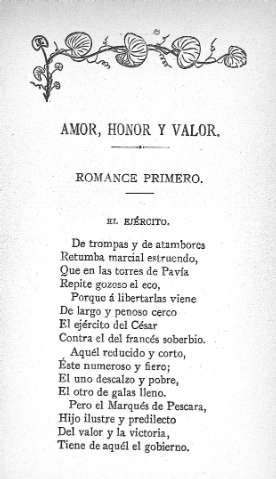 Amor, honor y valor