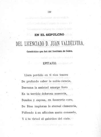 En el splucro del Licenciado D. Juan Valdelvira