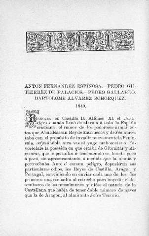 Antón Fernánez Espinosa.- Pedro Gutiérrez de Palacios .- Pedro Gallardo .- Bartolomé Alvarez Bohorquez 