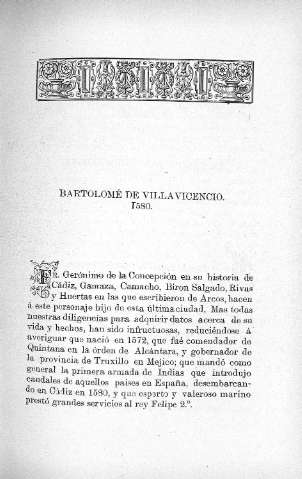 Bartolomé de Villavicencio