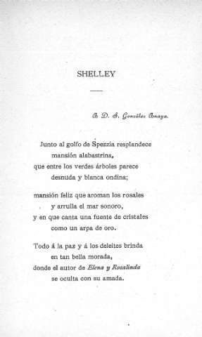 Shelley - A D. S. González Anaya