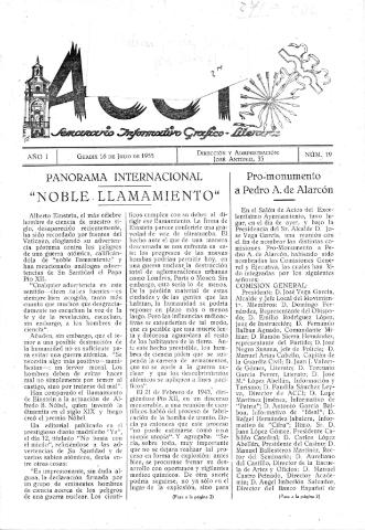 'Acci  : seminario informativo grafico - literario' - Año I Número 19  - 1955 julio 16
