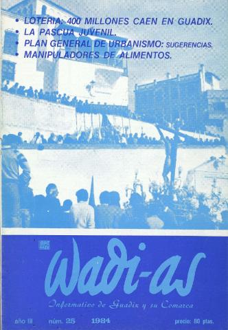 'Wadi-as  : informativo comarcal' - Año III Número 25  - 1984 marzo 1