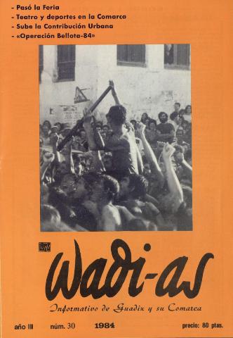 'Wadi-as  : informativo comarcal' - Año III Número 30  - 1984 octubre 1